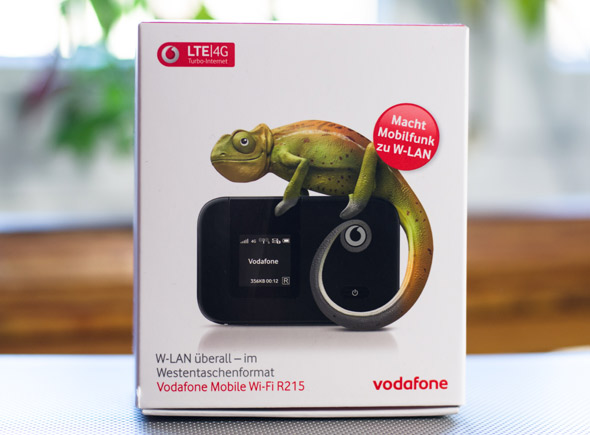 Packung des Vodafone Wi-Fi R215