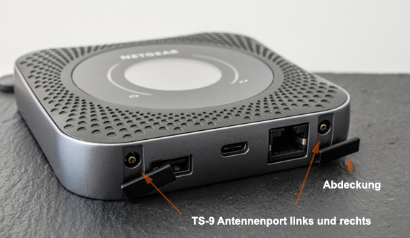 Antennenports TS9 am M1 Router