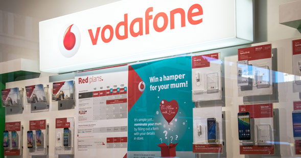 Vodafone Australia Shop innen (Perth)