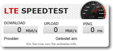 Mein LTE-Speedtest