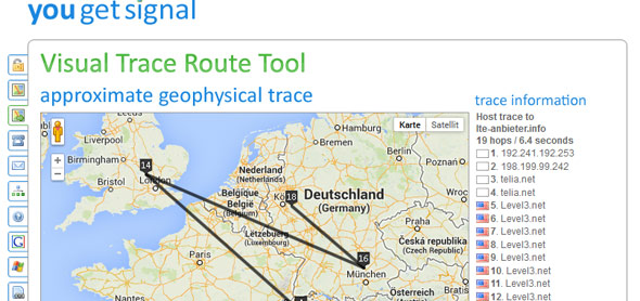 Trace Route Tool