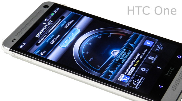 HTC One im Speedtest