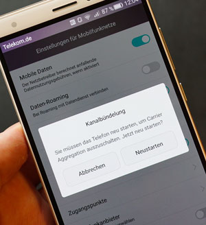 Kanalbündelung in Android aktivieren