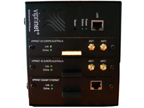 VPN300 mit 3 Modulen von Viprinet