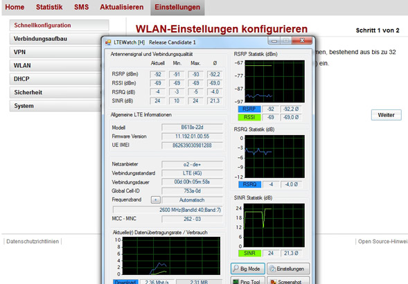 LTE Watch mit der Speedbox 4