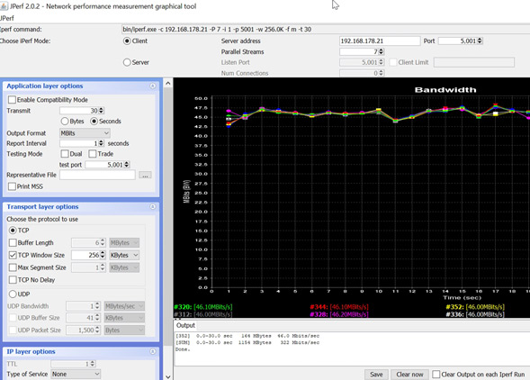 Beispiel Jperf Tool