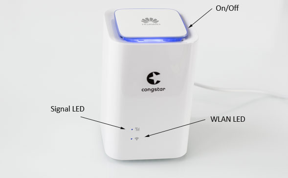 Info-LEDS am Homespot