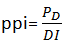 Formel PPI Berechnung