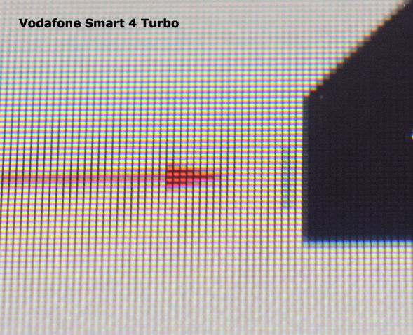 Smart 4 Turbo Displaytest Aufnahme