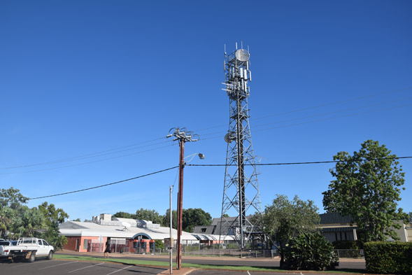 LTE-Sendemast in einer australischen Kleinstadt