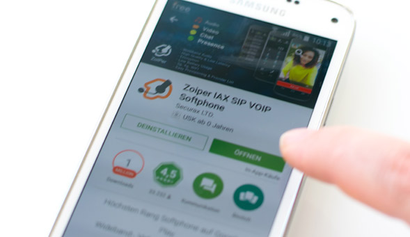 Zoiper App installieren