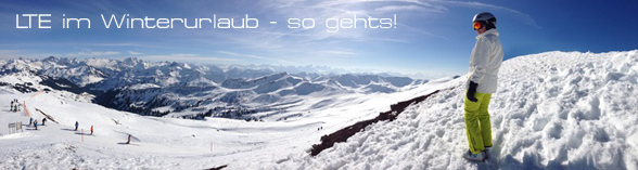 Winterurlaub mit 4G bzw. 5G