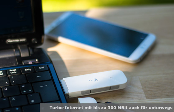 Highspeed auch unterwegs per LTE