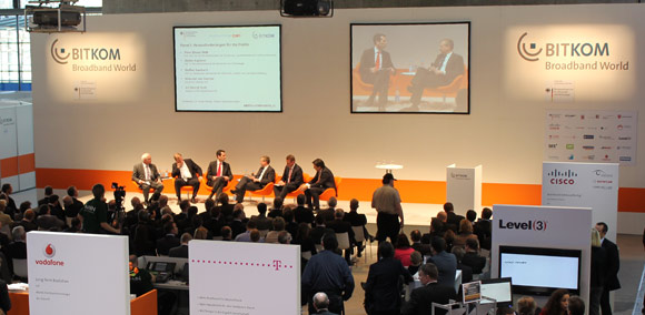 BITKOM: Diskussion auf der Cebit | Bild: © LTE-Anbieter.info BITKOM: Diskussion auf der Cebit