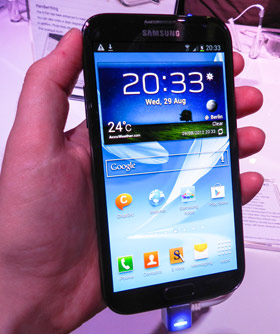 Samsung Note 2 mit LTE