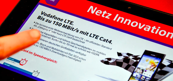 Vodafone startet CAT4 LTE