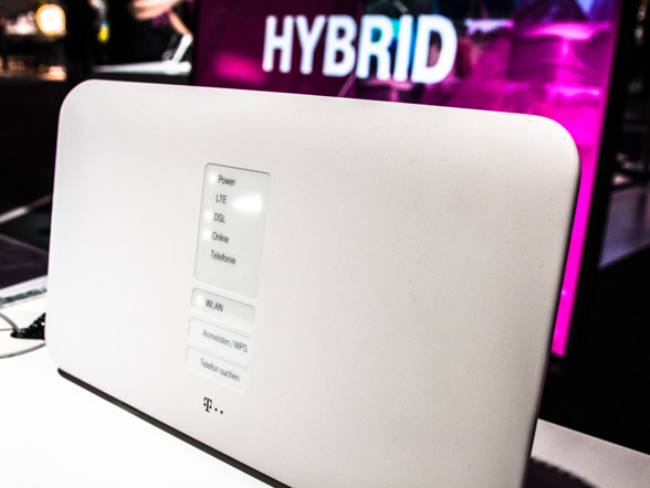 Hybrid Speedport Router auf der IFA