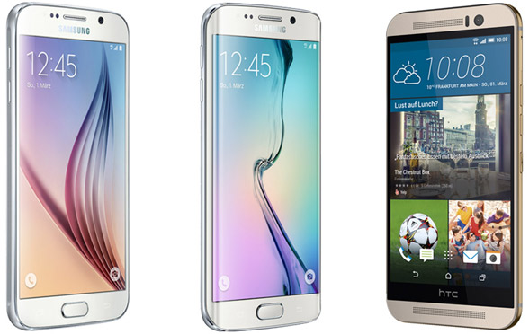 Samsung Galaxy S6 und HTC One M9