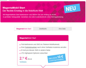 Prepaid 4G-Angebot der Telekom