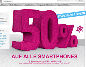50% Aktion T-Mobile