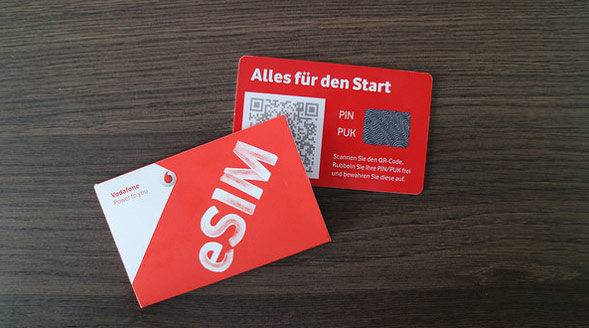 eSIM von Vodafone