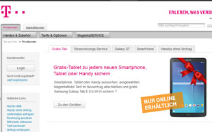 Gratis Tablet Aktion