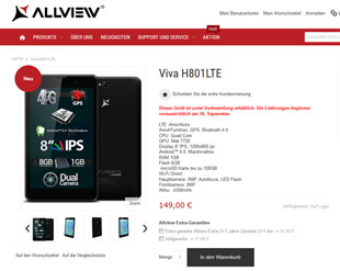 H801LTE bei Allview.de