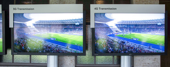 Telekom Olympiastadion 5G vs 4G