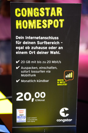 congstar Homespot Details zum Tarif