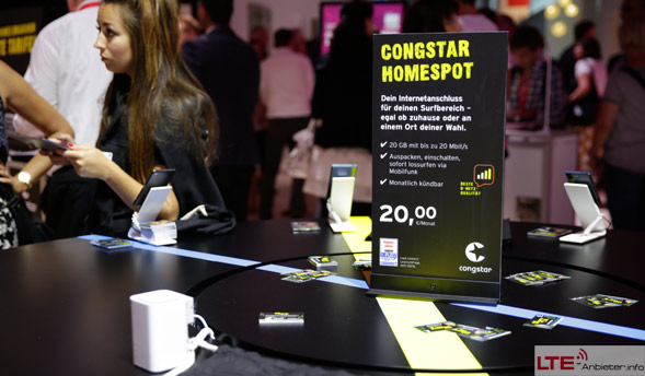 congstar präsentiert LTE-Home Tarif auf IFA