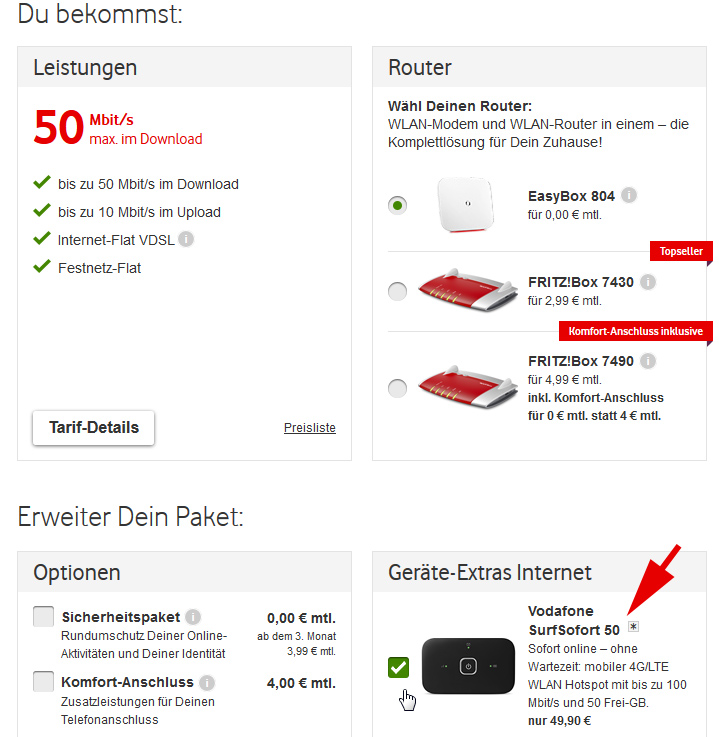 50 gb internet ausreichend windows 7