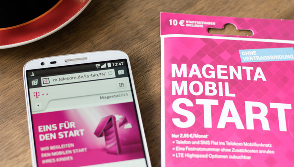 Prepaid-Starterset der Telekom