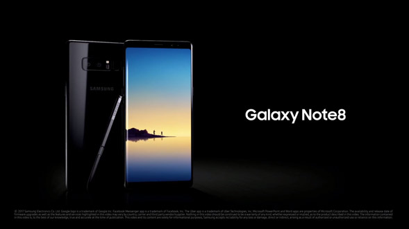 Note 8 von Samsung