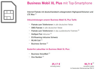 Screenshot Telekom