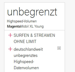 MagentaMobil XL Young