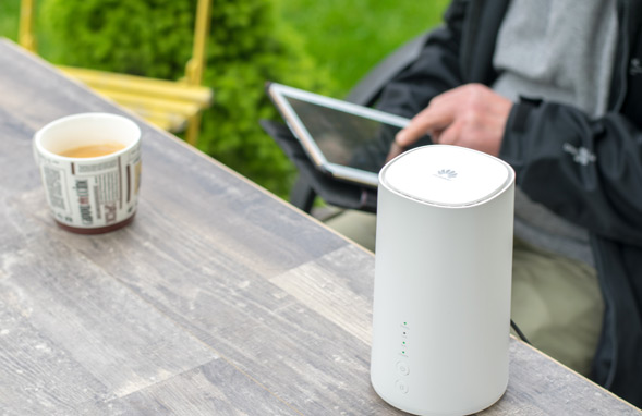 Gigacube im Garten zum surfen