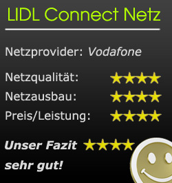 Wertung Lidl connect Netz