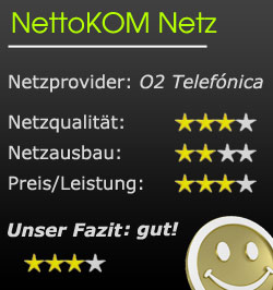 NettoKOM Bewertung Netz