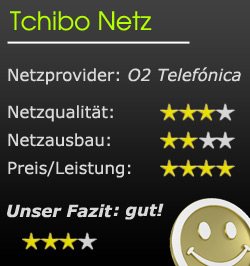 Bewertung des Tchibo-Netzes durch die Redaktion Tchibo Netz Bewertung
