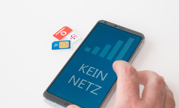 Kein Mobilfunknetz