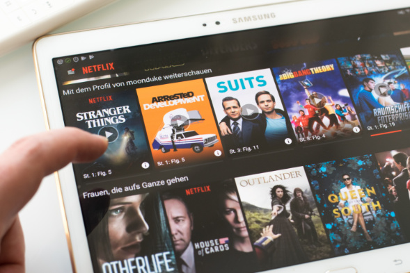 Netflix am Tablet