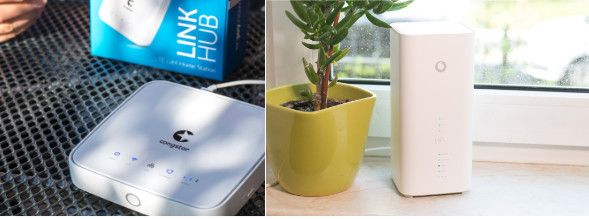 GigaCube und Homespot Router optisch im Vergleich GigaCube vs Homespot