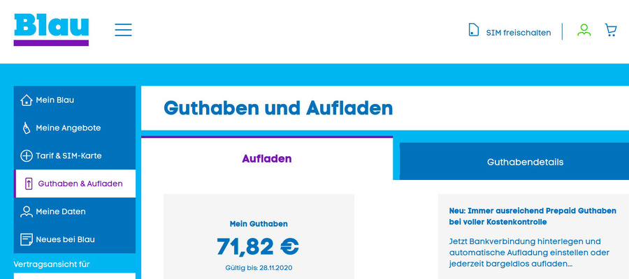 (2024) Guthaben Gültigkeit Anbieter nach | Prepaid Übersicht