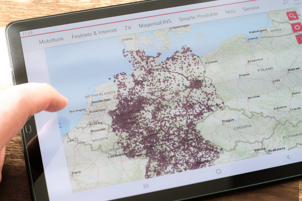 Telekom Netzausbau Karte für LTE & 5G ansehen