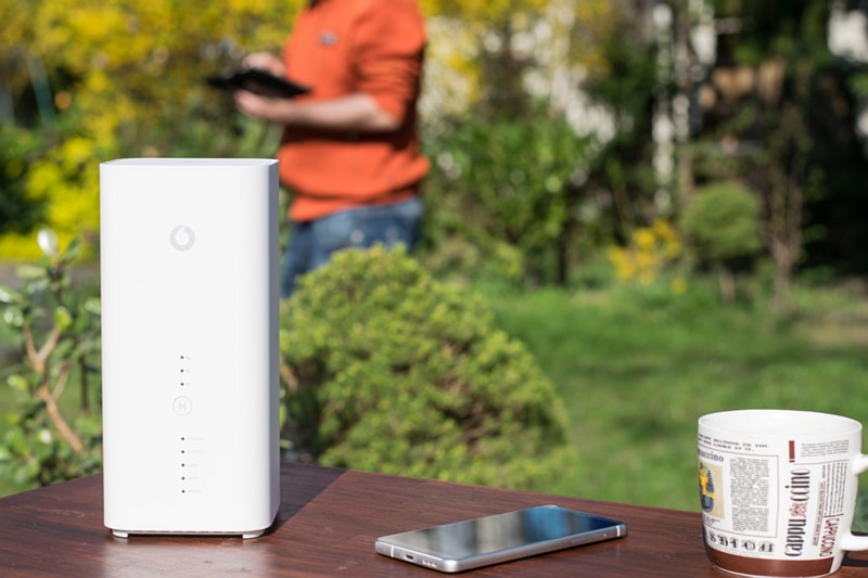 Beispiel: GigaCube Router für WLAN im Garten WLAN im Garten über den Gigacube