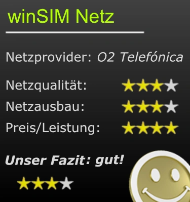 WinSIM Netz Bewertung