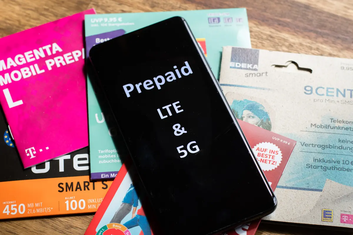 Auswahl Prepaid LTE/5G