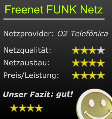 Freenet FUNK Netz Bewertung