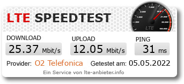 Mein LTE-Speedtest mit Müller-Mobil